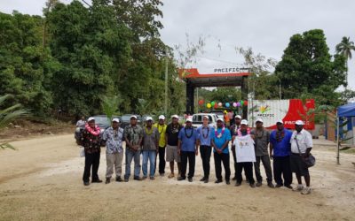 Official Opening of the first Pacific Energy gas station on Malicolo island